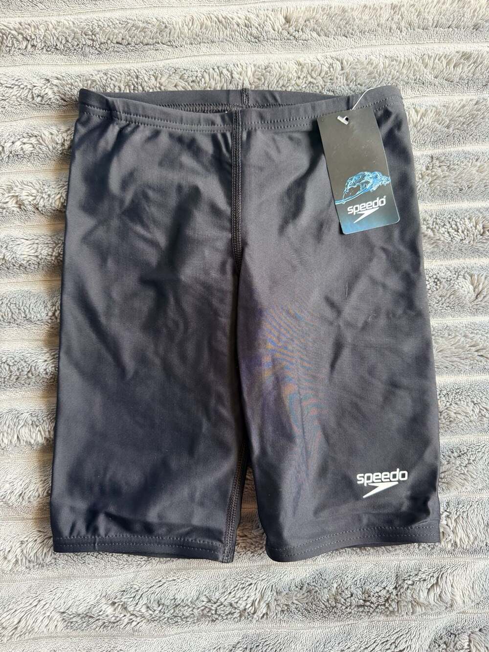 Speedo Youth PowerFLEX Eco Solid Jammer Swimsuit Size 26